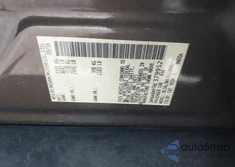 2017 Nissan Maxima 3.5 Platinum/3.5 S/3.5 Sl/3.5 Sr/3.5 Sv from USA, damaged, VIN 1N4AA6AP7HC379952